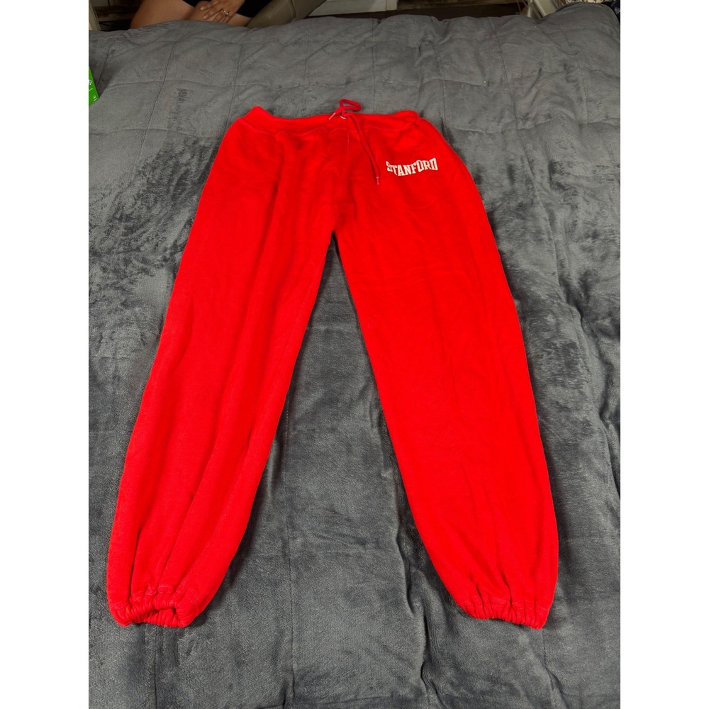 Vintage Artex Stanford University Red‎ Jogger Sweatpants Medium Cotton Blend